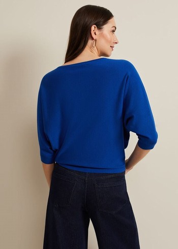 Phase Eight Cristine Knitwear Deep Blue Australia | WG2510739